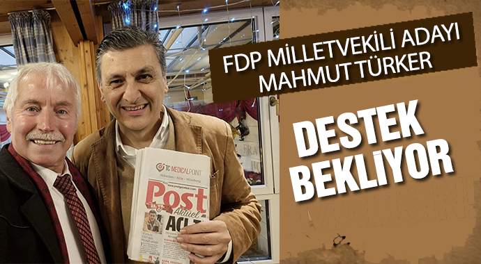 Mahmut Türker destek bekliyor