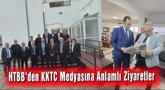 HTBB'den KKTC Medyasına Anlamlı Ziyaretler