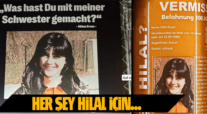 Hilal'in fotoğrafları içecek şişelerinde