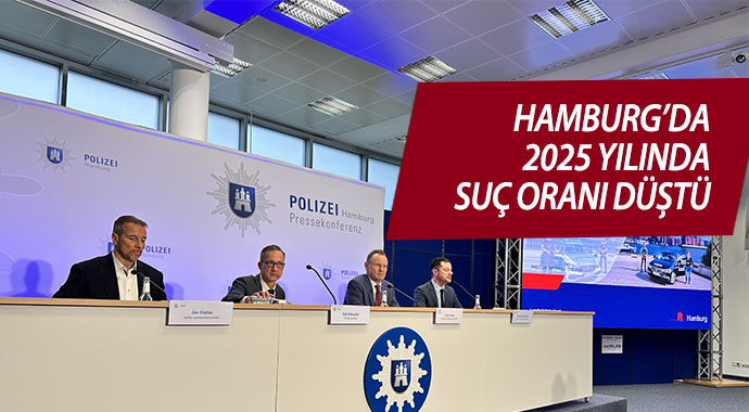 Hamburg'da 2025'de suç oranı düştü