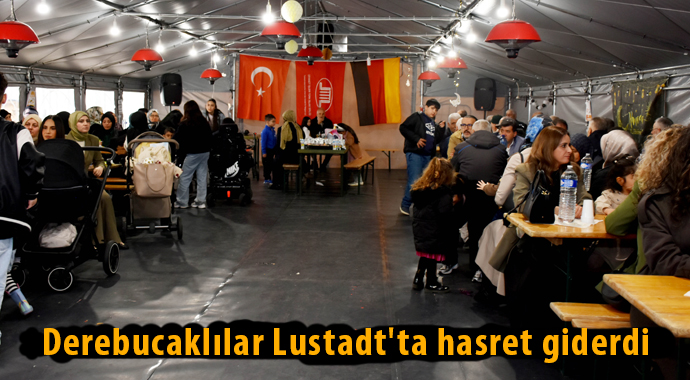 Derebucaklılar Lustadt'ta hasret giderdi