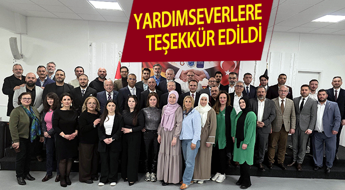 Yardımseverlere teşekkür edildi