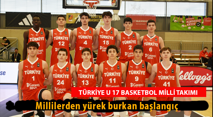 TÜRKİYE U17 Millilerden yürek burkan başlangıç