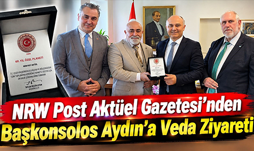 Post Aktüel'den Aydın'a veda ziyareti