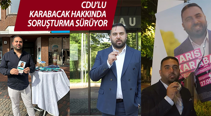 CDU'lu Karabacak hakkında soruşturma sürüyor